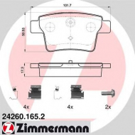 Комплект тормозных колодок ZIMMERMANN 24260.165.2