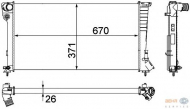Теплообменник HELLA 8MK 376 717-611