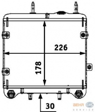 Теплообменник HELLA 8MO 376 726-071
