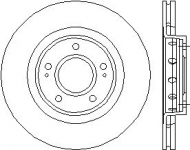 Тормозной диск HELLA 8DD 355 111-561