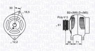 Генератор MAGNETI MARELLI 063534150120