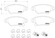 Комплект тормозных колодок PAGID T9066