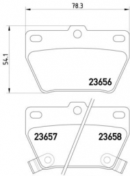 Комплект тормозных колодок PAGID T1371