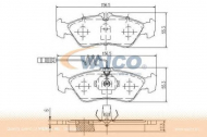 Комплект тормозных колодок VAICO V30-8143-1