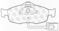 Комплект тормозных колодок QH Benelux BP599