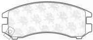 Комплект тормозных колодок QH Benelux BP712
