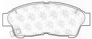 Комплект тормозных колодок QH Benelux BP742