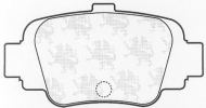 Комплект тормозных колодок QH Benelux BP847