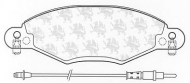 Комплект тормозных колодок QH Benelux BP1288