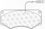 Комплект тормозных колодок QH Benelux BP1153