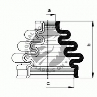 Комплект пыльника QH Benelux QJB903