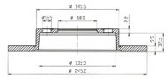 Тормозной диск QH Benelux BDC3629