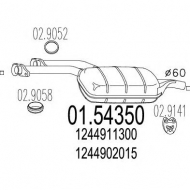 Амортизатор MTS 01.54350