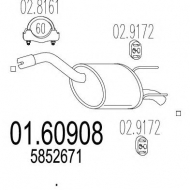 Амортизатор MTS 01.60908