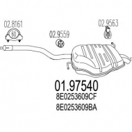 Амортизатор MTS 01.97540