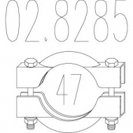 Соединительные элементы трубопровода MTS 02.8285