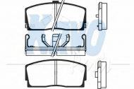 Комплект тормозных колодок KAVO PARTS BP-1503