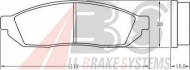 Комплект тормозных колодок A.B.S. 36156