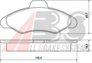 Комплект тормозных колодок A.B.S. 36709 OE