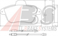 Комплект тормозных колодок A.B.S. 36765 OE