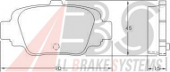 Комплект тормозных колодок A.B.S. 36849 OE