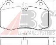 Комплект тормозных колодок A.B.S. 36958