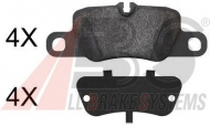 Комплект тормозных колодок A.B.S. 37820 OE