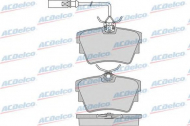 Комплект тормозных колодок ACDelco AC691181D