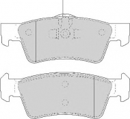 Комплект тормозных колодок NECTO FD6900A