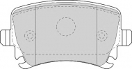 Комплект тормозных колодок NECTO FD7115A