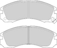 Комплект тормозных колодок NECTO FD6575A