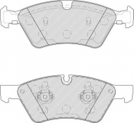 Комплект тормозных колодок NECTO FD7208A