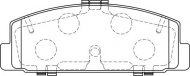 Комплект тормозных колодок NECTO FD7237A
