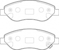 Комплект тормозных колодок NECTO FD7264A