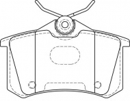 Комплект тормозных колодок NECTO FD7388A