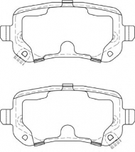Комплект тормозных колодок NECTO FD7407A