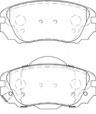 Комплект тормозных колодок NECTO FD7411A