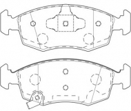 Комплект тормозных колодок NECTO FD7538A