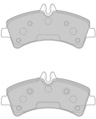 Комплект тормозных колодок NECTO FD7561V