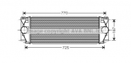 Теплообменник AVA QUALITY COOLING MS4396
