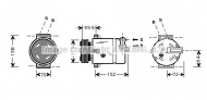Компрессор AVA QUALITY COOLING OLAK279