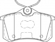 Комплект тормозных колодок DURON DBP344222