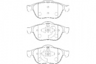 Комплект тормозных колодок DURON DBP351865