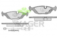 Комплект тормозных колодок KAGER 35-0410