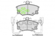 Комплект тормозных колодок KAGER 35-0451