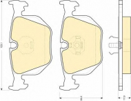 Комплект тормозных колодок GIRLING 6111192