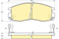 Комплект тормозных колодок GIRLING 6111289