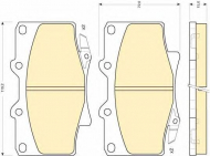 Комплект тормозных колодок GIRLING 6111549