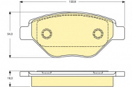 Комплект тормозных колодок GIRLING 6115714
