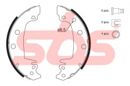 Комлект тормозных накладок sbs 18492799490
